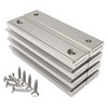 Magnetpro 8 Pieces Rectangular Magnets 70 LB Force 60 x