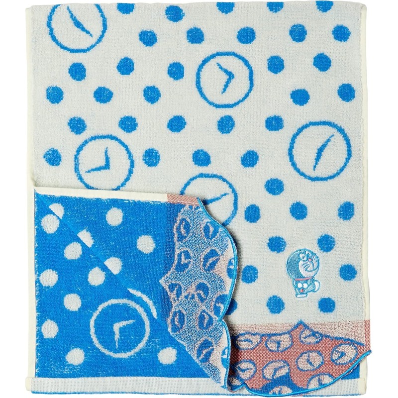Marushin 2805017200 I'm Doraemon Face Towel, Flying Bath Towel, 100%
