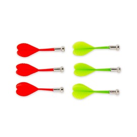 HearthSong Double-Sided Magnetic Canvas Kids' Target Game for Portable Play, Includes Six Magnetic Darts (Dinosaur)