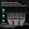 Lucky Farm Sheep Shears Blades Curved Wool Shearing Comb and