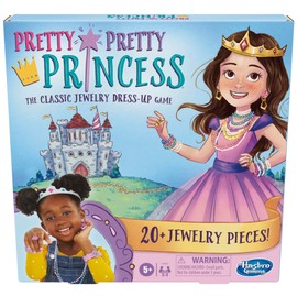 Pretty Pretty Princess Board Game, Classic Jewelry Dress-Up Games for Kids, Family Games for 2-4 Players, Kids Board Games, Ages 5 and Up