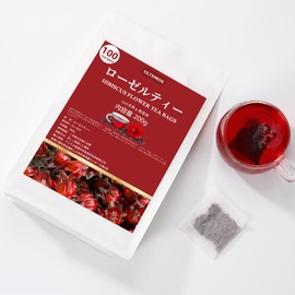 ULTHMOK Roselle Tea 100 Bags Herbal Tea Hibiscus Tea Health Drink Tea Natural Additive Free