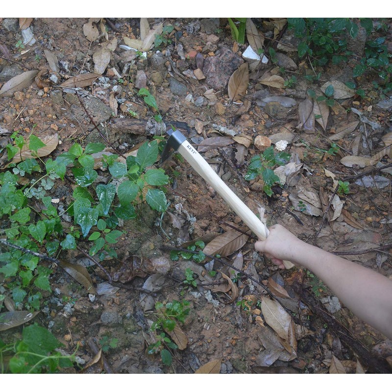 KEYI Carbon Steel Hand Mattock Pick, Agricultural Digging Tool