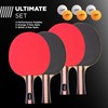STIGA Performance 4 Player Ping Pong Paddle Set of 4