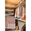 Garment Covers Bag, 12 PCS Transparent Waterproof Dustproof Dresses Storage