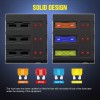 Nilight 6-Way Car Marine Waterproof Fuse Box Block Holder with