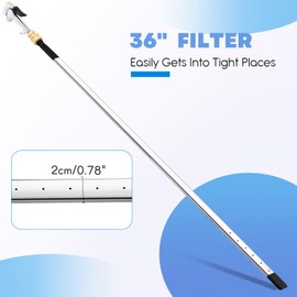 Threlaco 32" Air Filter, Radiator Cleaning Wand for High Efficiency Cooling Systems and Radiators, Water Air Cleaning Wands for Blow out Wash out Kit, Home Car Truck Power Washer Wand