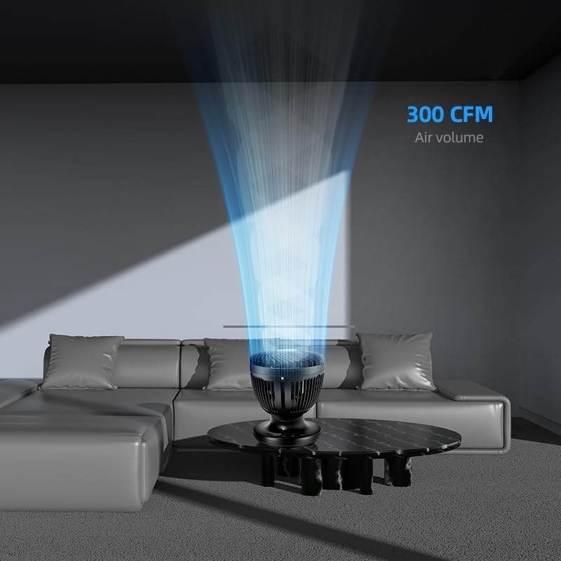 Generic Omnibreeze 6 inch Air Circulator Fan, Black, FC15-23TR