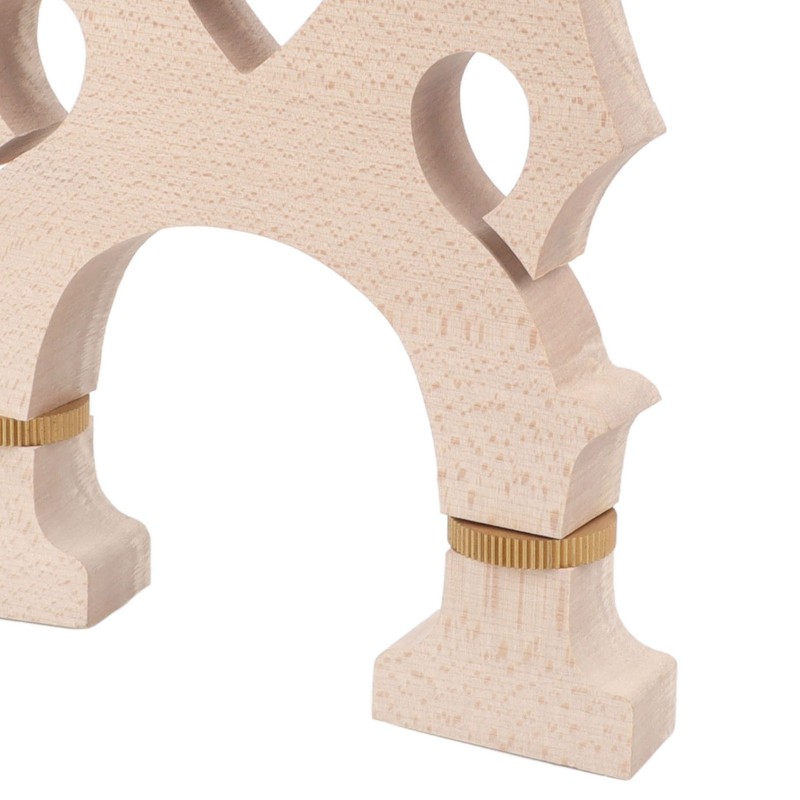 Violin Bridge Maple Wood Adjustable Brass Screw Double Bass Bridge