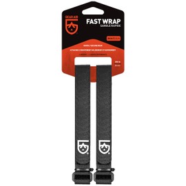 GEAR AID ¾” Fast Wrap Keeps Gear Organized and Secure with Adjustable, Cinch-and-Stick Straps with D-Ring, 24” Length, Pair