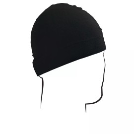 Zan® Nylon Dome Skull Cap Black