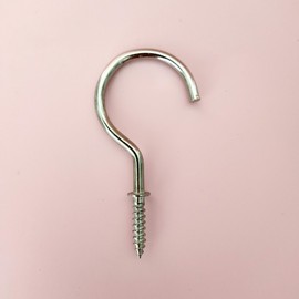 Hook screw type 10 large Nickel plating 7ea