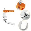 Hinata Zinc Alloy Metal Handle for Toilet Cistern Lever Flush