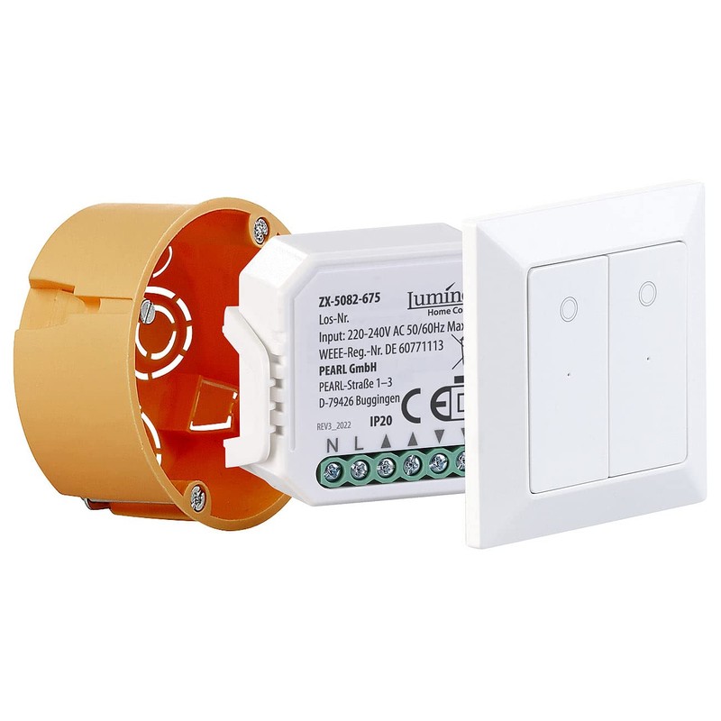 Luminea Home Control Roller Blind Control: Set of 4 WLAN