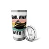 Sail Away With Me Paddle Boat Stainless Steel Insulated Tumbler