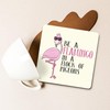 Be Flamingo In A Flock Of Pigeons Inspirational Wooden Gift