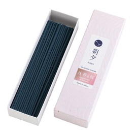 Asayu Japan Low Smoke Incense Sticks Premium Sakura Cherry Blossom and Agarwood Blend Scent 20g (0.71oz) Sampler for Morning and Evening Meditation, Relax or Yoga, Made in Japan Quality