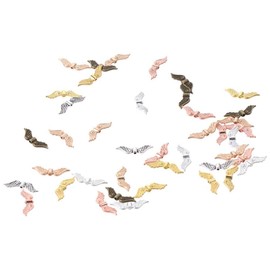 60 Pcs Angel Wings Beads, 6 Colors Alloy Fairy Wings Spacer Beads, Metal Wing Charm Pendant for DIY