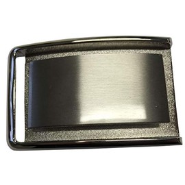 BELTINGER Belt Buckle Special Plate 4.0 cm | Buckle Interchangeable Buckle Belt Buckle 40 mm Solid | Interchangeable Belt up to 4 cm, silver