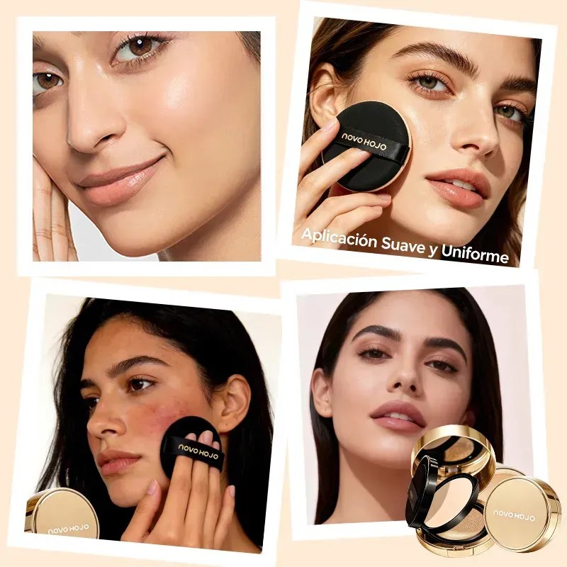 Sheshine Novohojo Cushion Bb 2en1 Polvo Compacto Spf35 W01 Ono