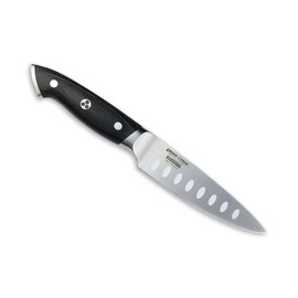 Ergo Chef 4-In Paring Knife - Pro Series 2.0 - Forged High Carbon 7Cr17Mov Stainless Steel - Ergonomic Black Pakkawood Handle