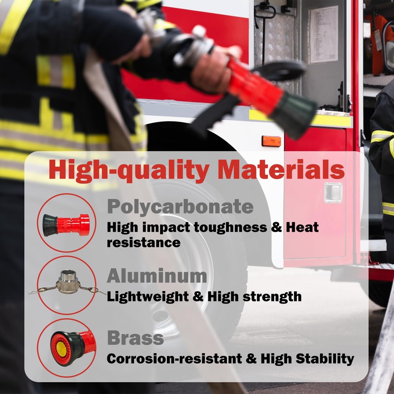 ZYfire Fire Hose Nozzle - 2" NPSH Heavy Duty Fire
