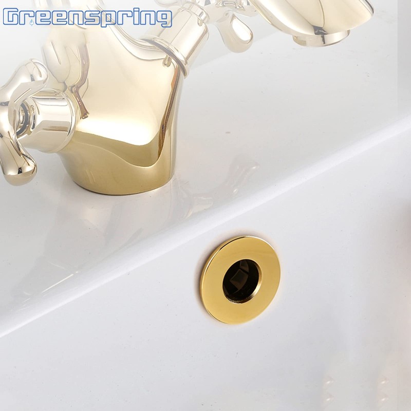 Greenspring Bathroom Sink Basin Trim Overflow Cover Brass Insert In