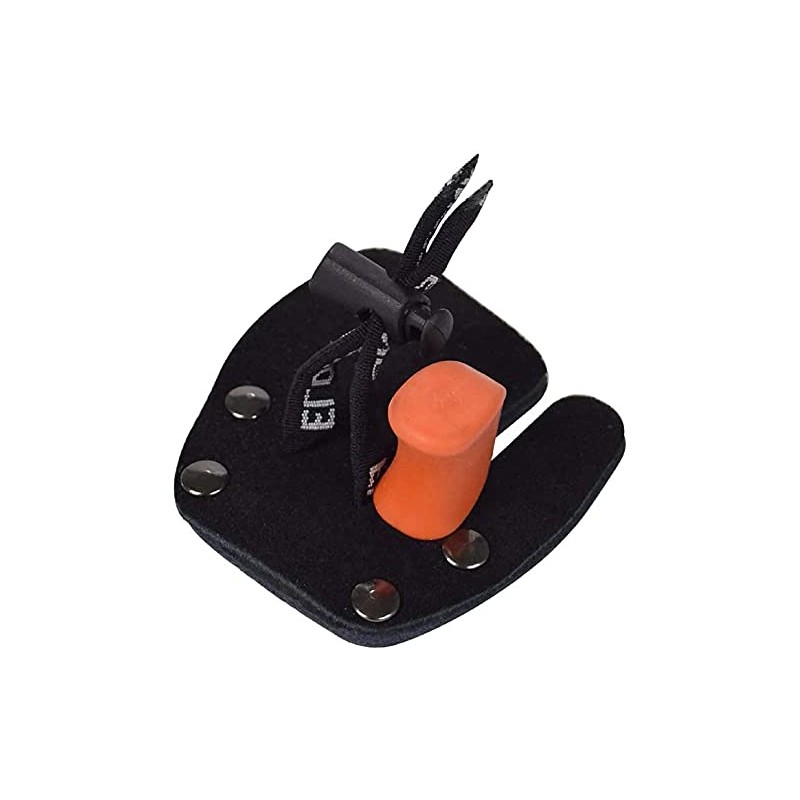 ELONG OUTDOOR Leather Archery Finger Protection Pad Glove Tab Bow