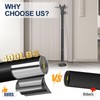 Door Security Bar, 1.25Inch Diameter Heavy Duty Security Bar with