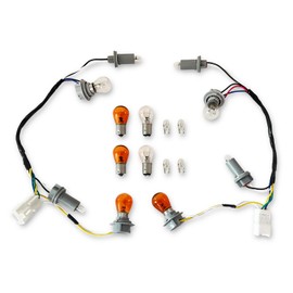 92450-3Q000 92450 3q000 Tail Lamp Socket Holder and Wiring Harness with 16 Halogen Bulbs Fit for Hyundai Sonata 2011-2014, Exterior, Tail Rear Brake Light Harness (2PCS)