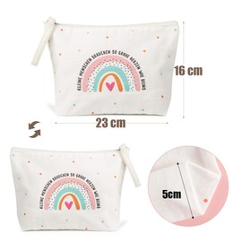 MEJOSER Erzieherin Geschenk Abschiedsgeschenk Erzieher Tasche Kosmetiktasche Kulturtasche Federmäppchen Geschenke zum Abschied Weihnachten Dankeschön Geschenk für Tagesmutter Kindergarten Lehrerin