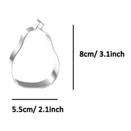 WJSYSHOP Pear Cookie Cutter