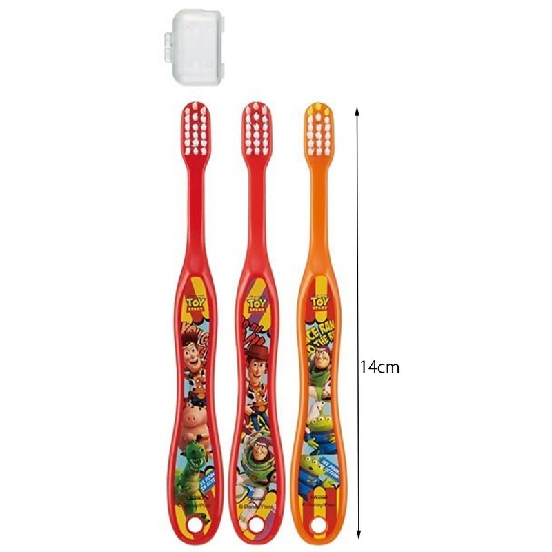 スケーター (skater) 歯ブラシ 園児用 (3-5才) 毛の硬さ普通 3本組 トイ・ストーリー 15 ディズニー
