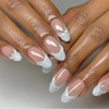 Press On Nails With Glue on 24PCS for Women and