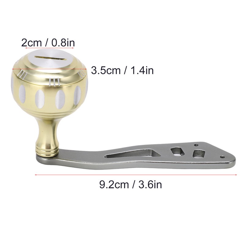 Fishing Reel Handle Metal Power Handle Knob Grip Replacement with