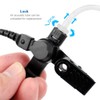 2 Wire Acoustic Tube Earpiece Mic Compatible with Motorola XTS