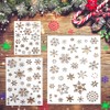 TANCUDER 3 PCS Christmas Snowflake Stencil Template, Xmas Craft Stencils