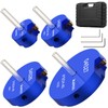 BLEKOO 4PCS PVC Pipe Reamer Kit - SCH40 Aluminum Deburring