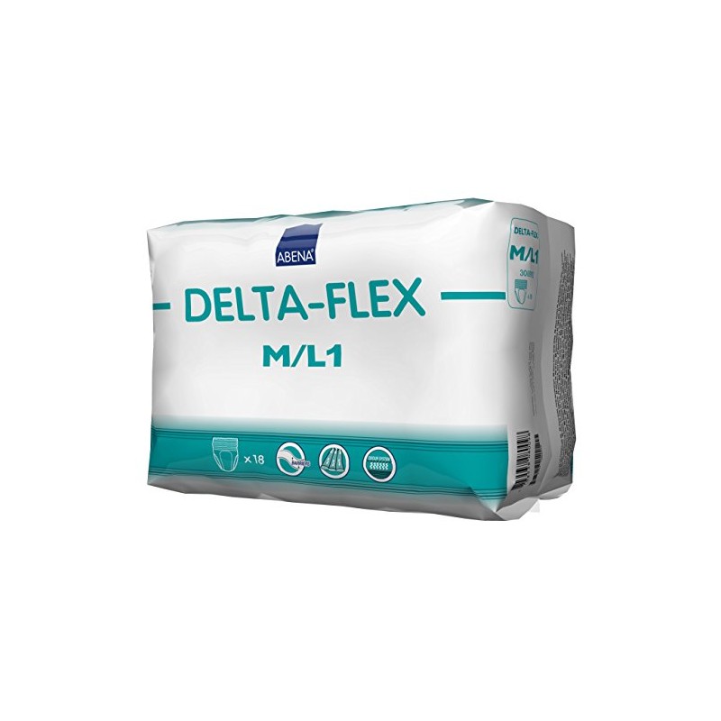 Abena Delta-Flex Protective Underwear, Level 1, (Small To Extra Large