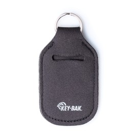 KEY-BAK SUPER48 HD Retractable Keychain and Hand Sanitizer Holder or Airpod Case Keychain with 48" Retractable Cord, 8 oz. Retraction and Locking Belt Clip