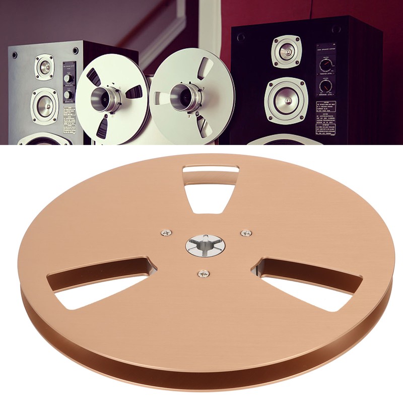 1/4 7 Inch Empty Tape Reel Aluminum Alloy 3 Hole