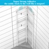 HuggieGems 4 Tier Floor Standing Corner Shower Caddy Organizer Shelf