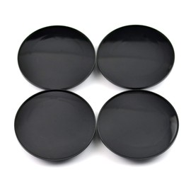 RhinoTuning 4 PCS 80.4 mm Wheel Center Caps Compatible With Super Rs/Rc/Rsii, OD: 3.17 in / 80.4 mm ID: 1.89 in / 48 mm Black Hub Caps