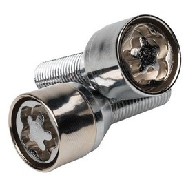 Butzi Chrome Anti Theft Locking Wheel Bolt Nuts & 2 Keys to fit Renault Clio (12 x 1.50 L26)