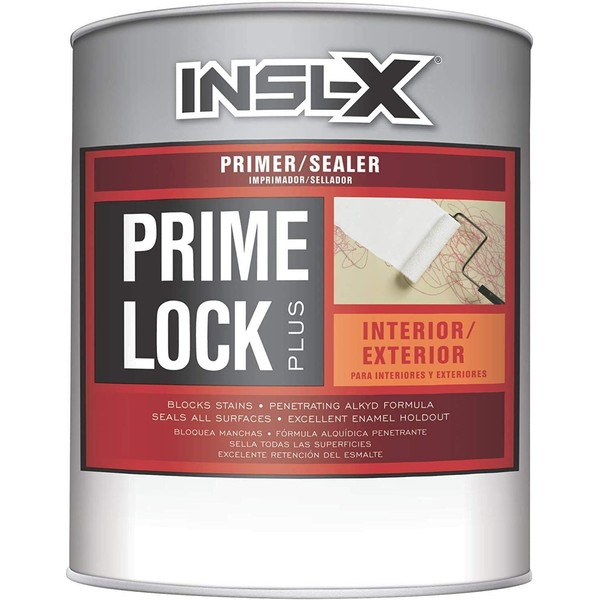 INSL-X PS800009A-04 Prime Lock Plus Alkyd Primer, 1 Quart, White