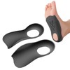 Insole Half Loupe Shape Shock Absorption Flat Foot Arch Support