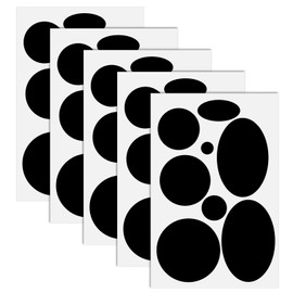 5 Sheets Puffer Down Jacket Repair Patch Kit 40PCS, Black Nylon Fabric Repair Patch, Self Adhesive Waterproof Repair Patch, Different Size and Shapes Clothes Patch for Coat Clothing Tent Ski Pants