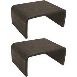Set of (2) 3" x 1-5/8" x 3.5" Weld-On 6 Gauge 2x4 Stake Pocket for Trucks & Trailers