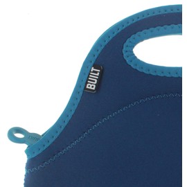 Built Gourmet Getaway Neoprene Lunch Bag - Insulated, Reusable, & Machine-Washable Lunch Tote for Hot and Cold Food Storage, Lightweight & Reusable - One Size (Navy)