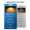 nibuuecer Solar Fence Lights Outdoor with Motion Sensor, 8 Pack